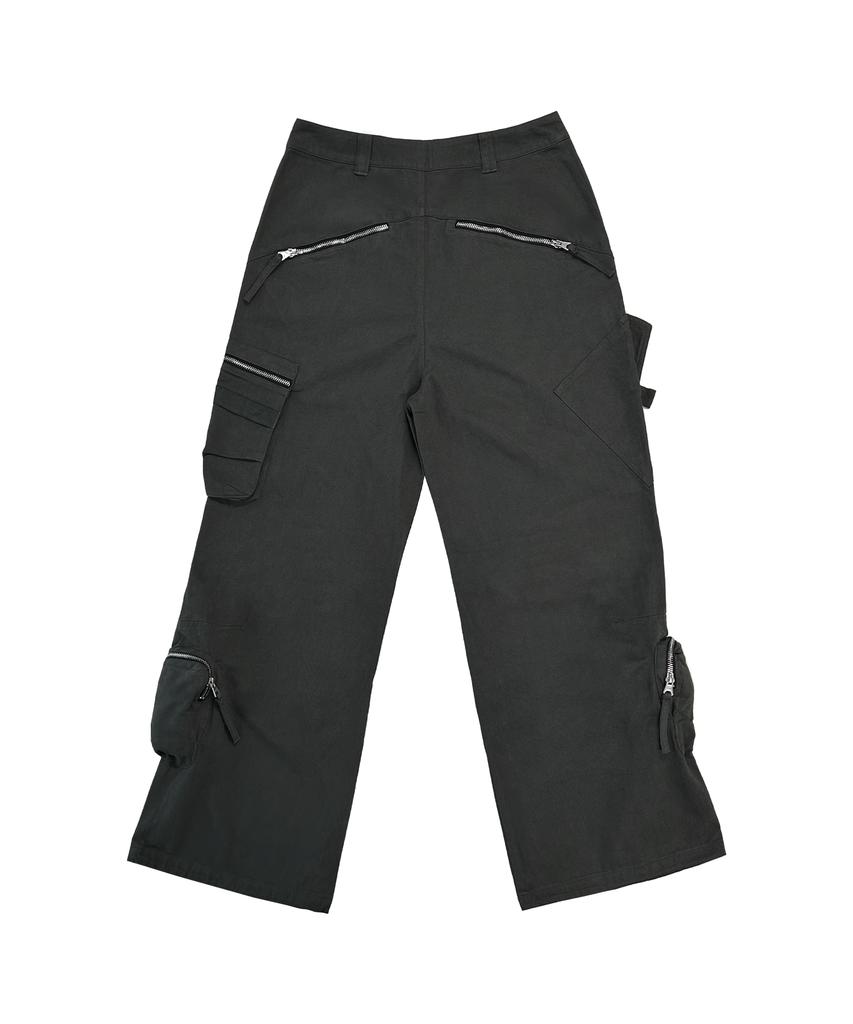 THE COLDEST MOMENT Tcm Vintage Cargo Pants (Charcoal)