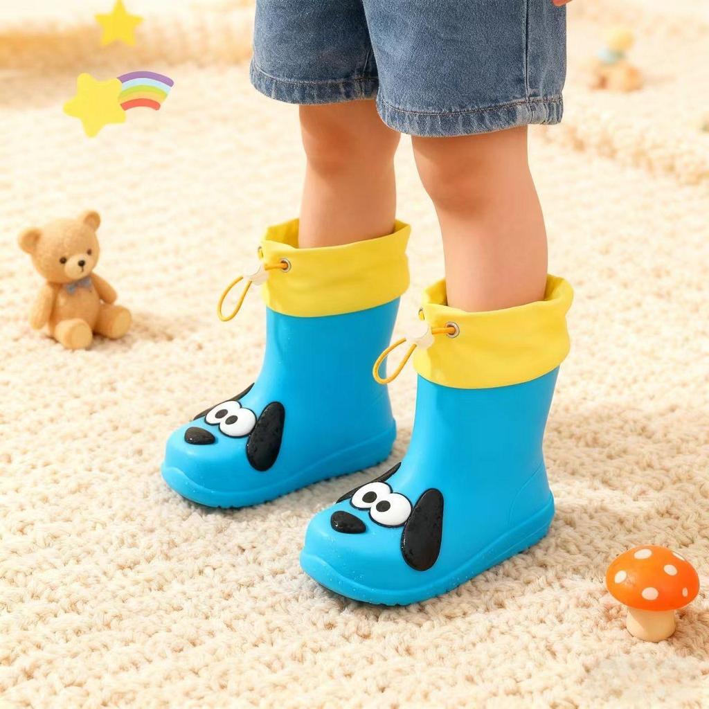 Cartoon Kids' Waterproof Rain Boots - Cute and Trendy for All Seasons