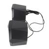 USB Powered Speaker with RGB Lights Volume Control Portable Wired Subwoofer Speaker for Laptop Desktop Computer Desktop