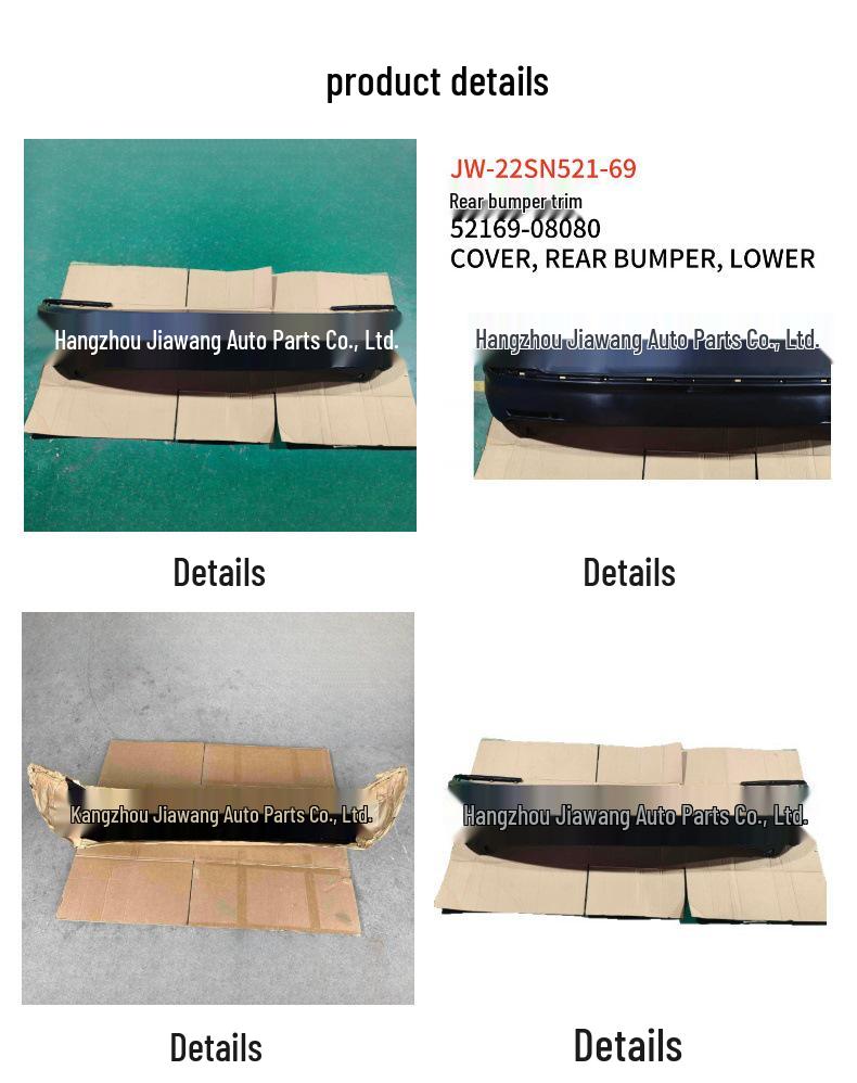 2022 Toyota Sienna Rear Bumper Lower Trim Panel, Part 52169-08080