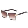 Rimless Luxury Sunglasses Square Women Inspired Multi Tinted Fashion Shades UV400 Vintage Glasses EMA