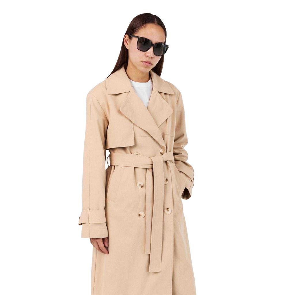 4th & Reckless Womens/Ladies Lapel Collar Trench Coat