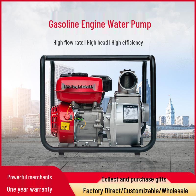2-4 Inch High Head Gasoline Water Pump: Emergency Flood Control & Forest Fire Fighting