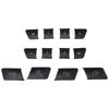 12Pcs Car Door Seat Memory Lock Switch Buttons Stickers Cover Trim for Mercedes Benz a B C E Class CLA GLA GLE GL GLS ML