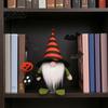 Flauschiger Langhaar-Bart-Gnom Halloween-Gnome Plüsch Handgemachte Dekoration Zwerg Elf Ornamente zur Dekoration Etagere Heimtischdekoration