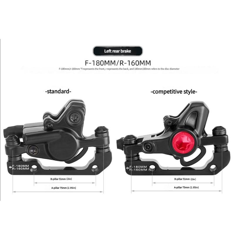 Advanced Bike Braking Hydraulic Disc Calipers Universal Bike Disc Brake Calipers for Multiple Wheel