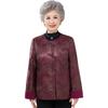 Stylish Spring Autumn Chinese Jacket for Middle-Aged Women: 60s-70s Versatile Long Sleeve