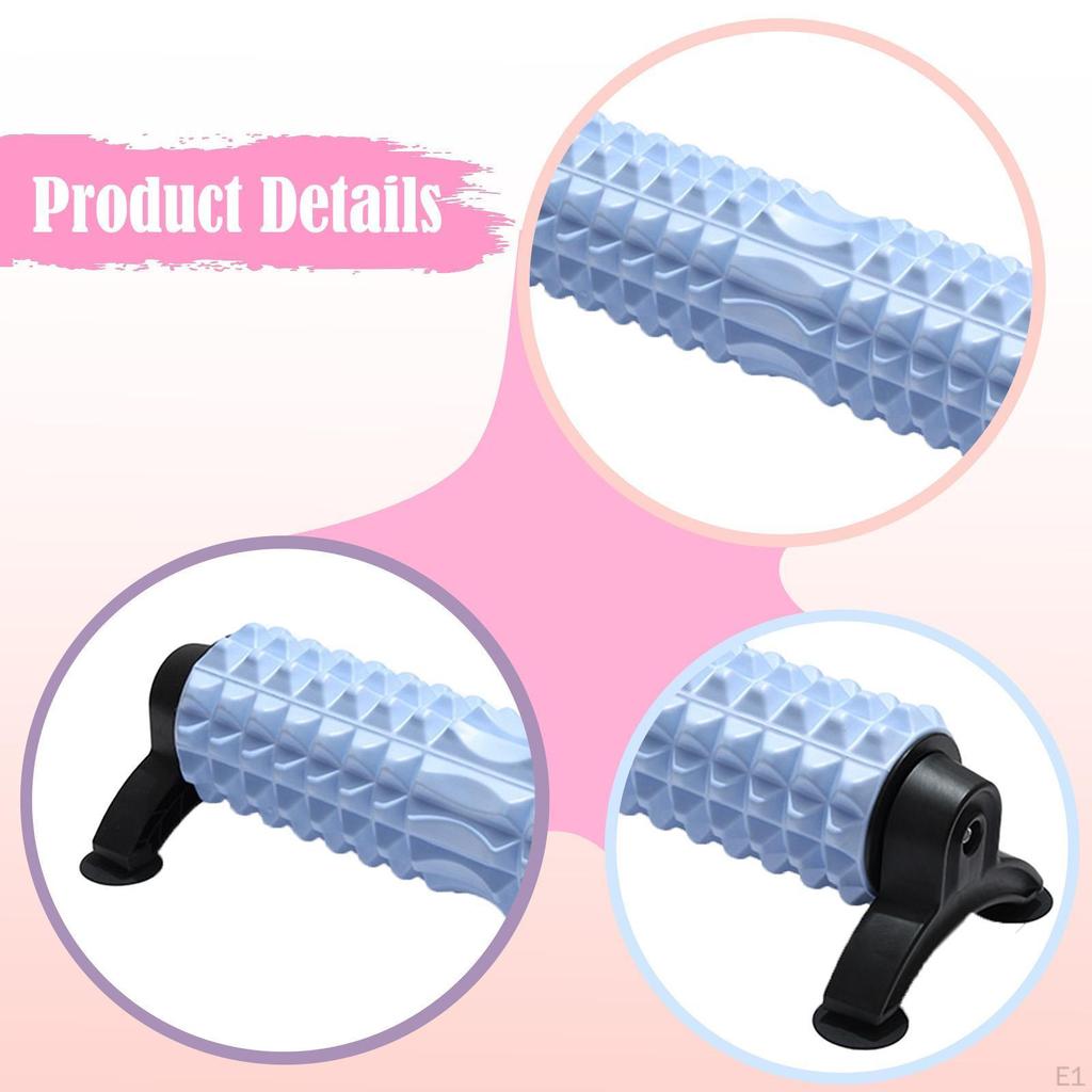 Fitness Roller Foam Pilates Exercise Stretching Massage Tool Self-Massager with Four