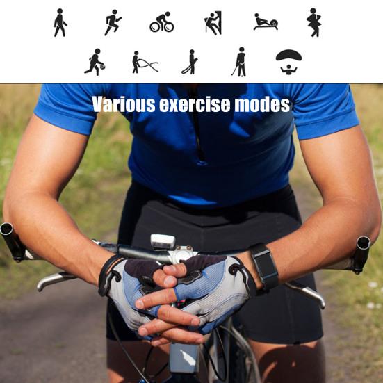 Smart Watch Sleep Heart Rate Health Monitoring Fitness Tracker Step Counter R...