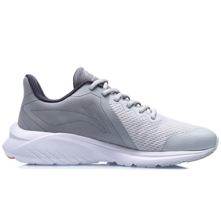 New LiNing Shock Absorbers Low Top Running Shoes Men's Gray ARHQ317-2