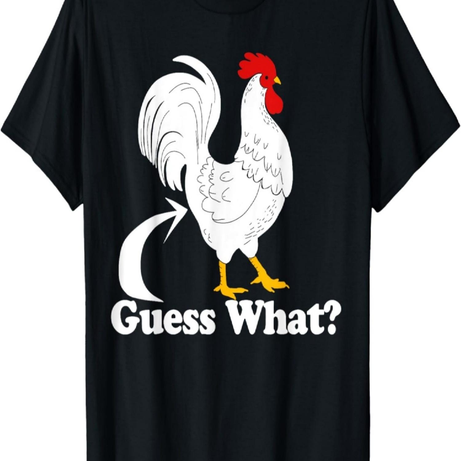 

Guess What_ Chicken Butt T-Shirt(1) S чёрный