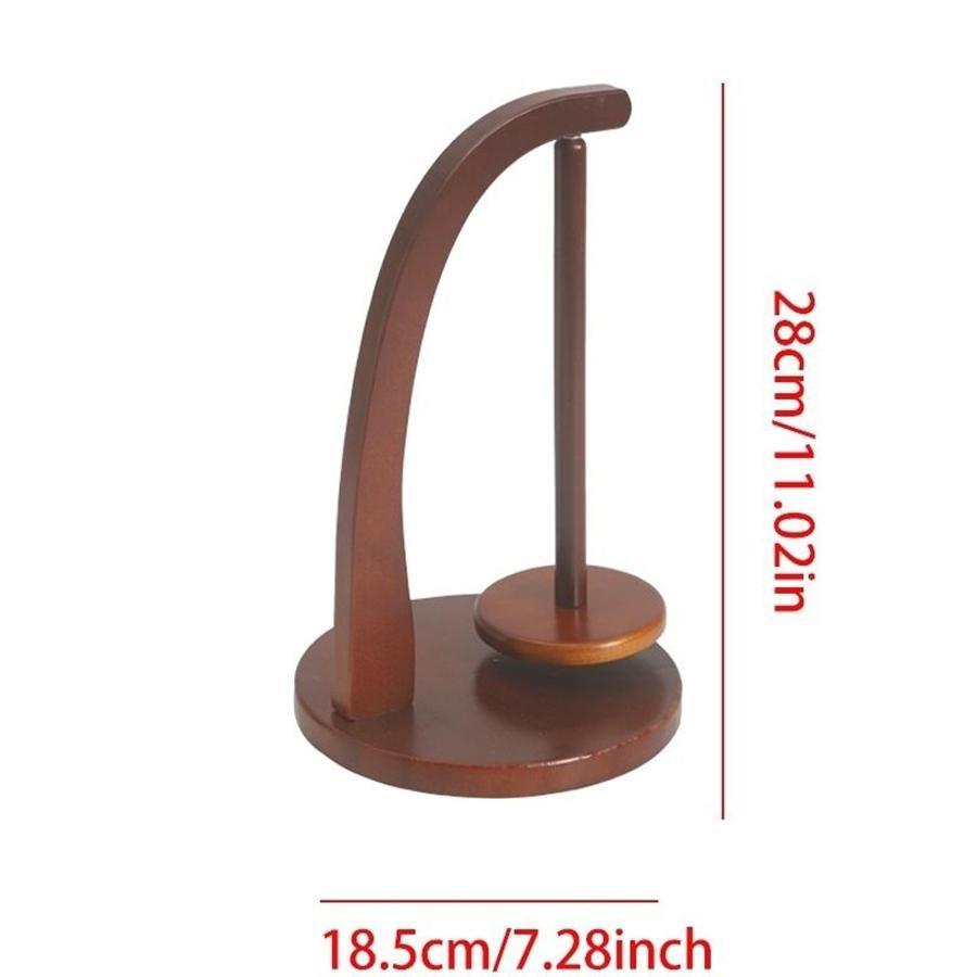 Fából készült fonaltartó fonó kötőeszközök horgolt fonaltartó Forgó mágneses cérna orsó gyapjúgolyó tekercselő forgó fonó