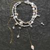 Elegant Double Layer Seashell Waist Chain Conch Pendant Belly Chain Ocean Themed Body Chain  Women