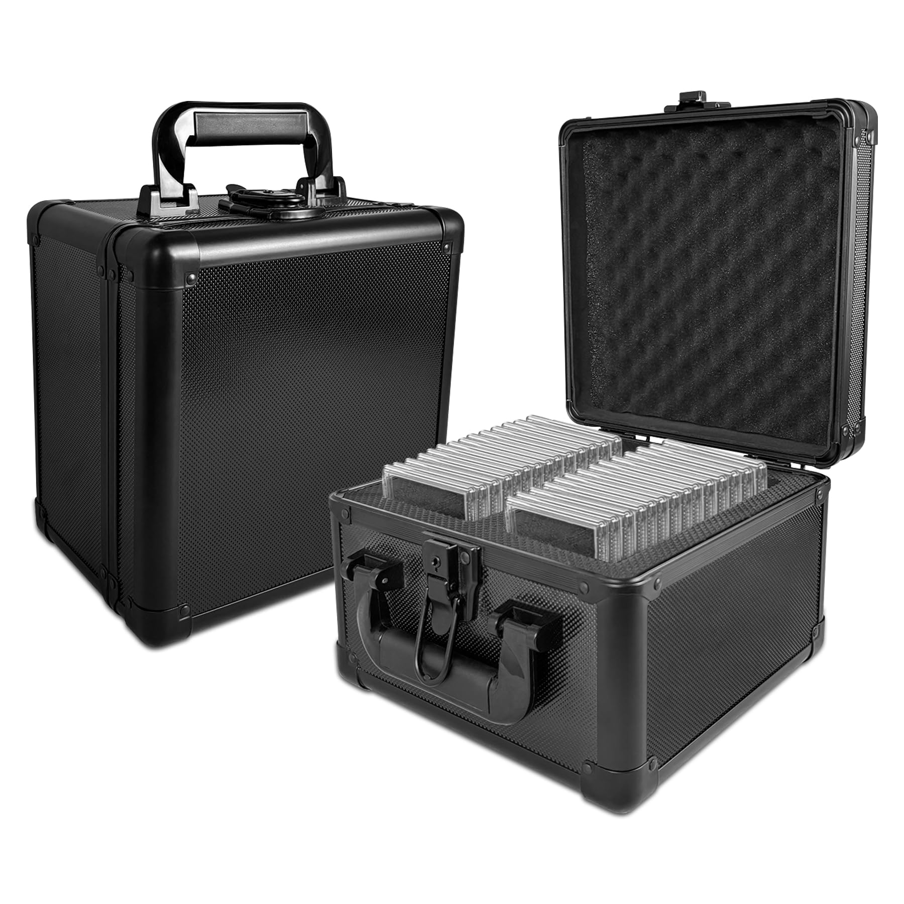 

PSA BGS Storage Case Aluminum Deck Case 2 (Black, Rows) чёрный