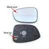 Cristal de espejo retrovisor lateral calefactable para coche con advertencia de punto ciego Para Honda Accord 10ª 11ª 2018 2024 2025