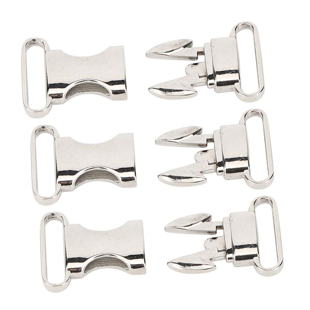 3Pcs Lightweight Metal Webbing Buckles Stainless Steel Webbing Buckle  Outdoor Activities