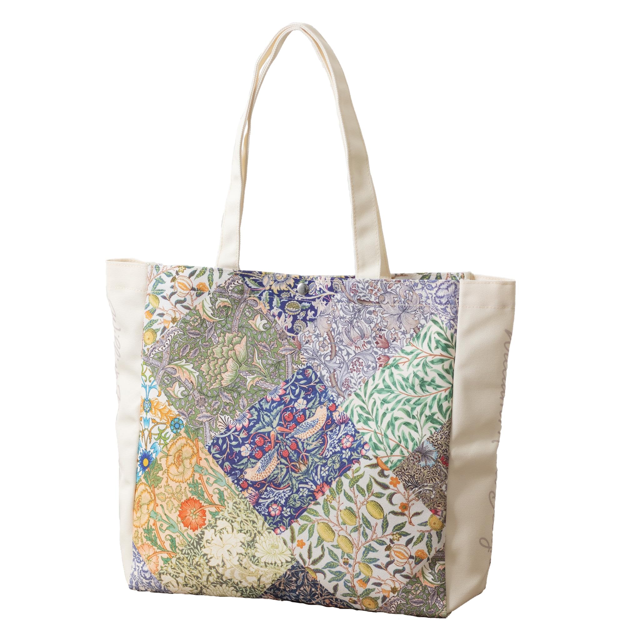 

Marche tote bag with William Morris pattern, Dacron material, waterproof interior