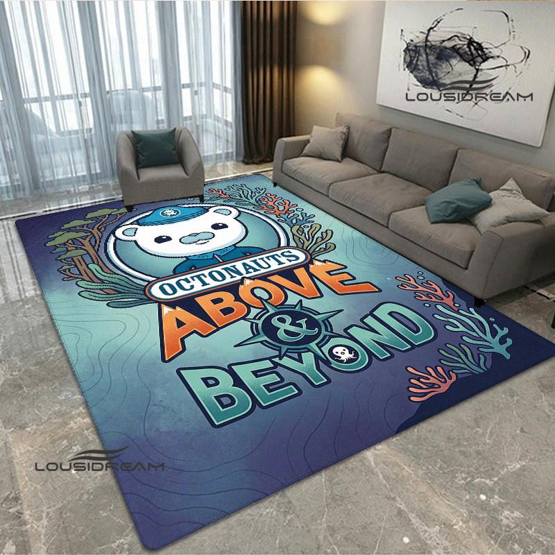 3D The-Octonauts cartoon printed carpet Living room bedroom non-slip carpets Yoga mat Outdoor carpet kawaii rug birthday gift