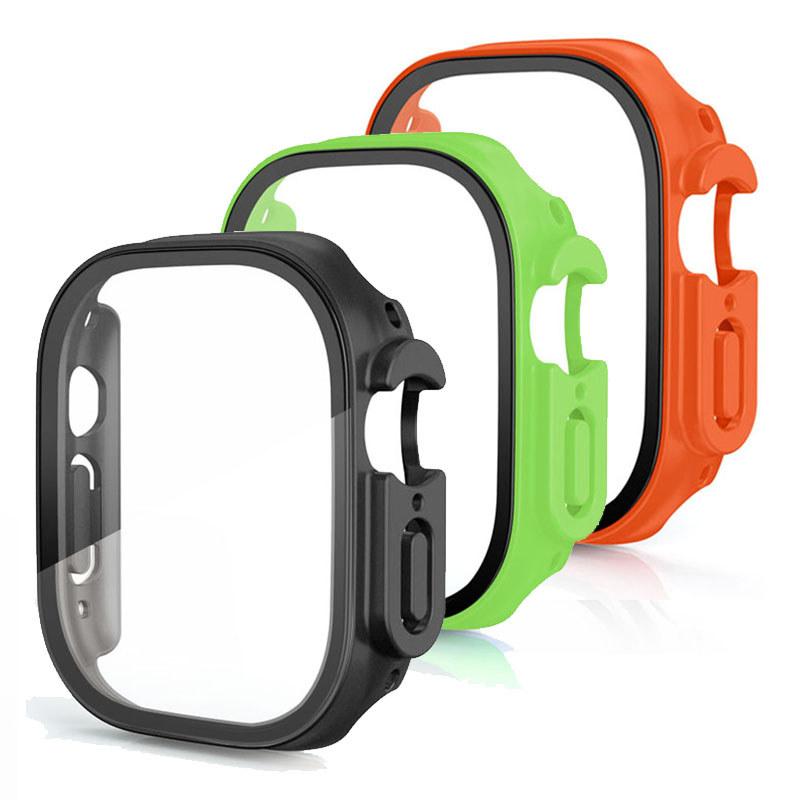 3Pack Tempered Glass+Case PC Bumper Screen Protector Cover for Apple Watch Ultra 3 49mm for iwatch series Ultra 3 2 1 49mm