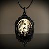 Jun'an Gothic Raven Forest Pendant Charm Necklace