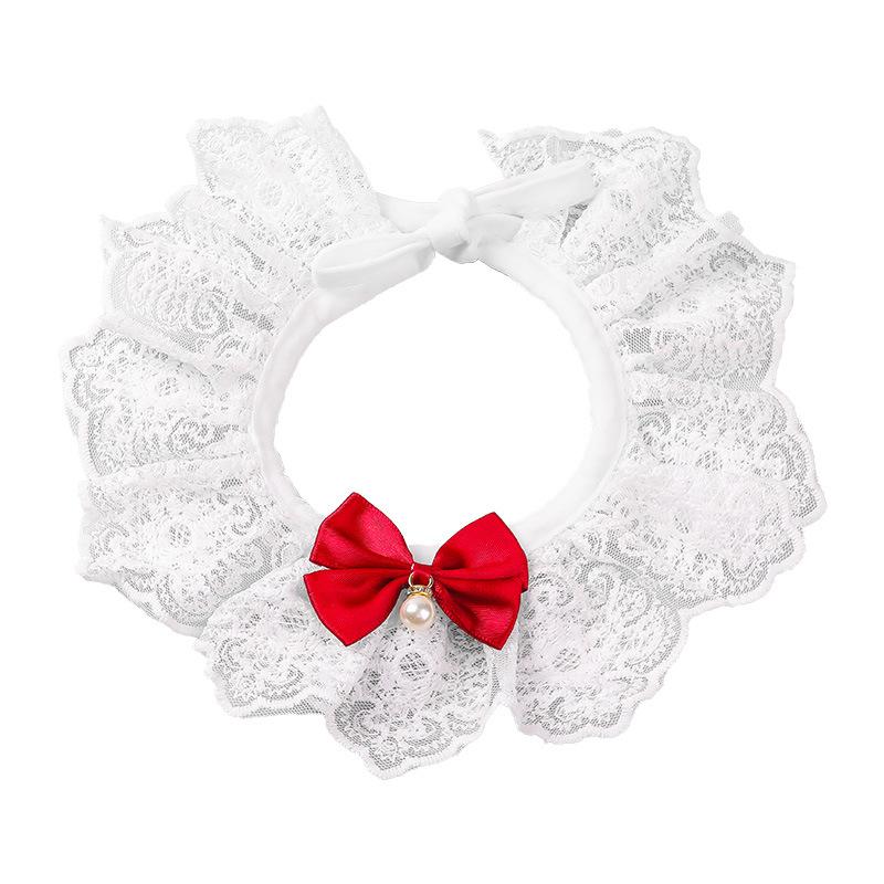 Pet Accessories Pet Scarf Necklace Collar Bell Dog Bow Tie Large Medium Small Cat Dog Saliva Towel Cat