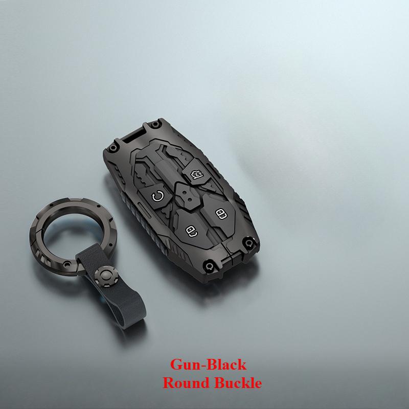 BYD Formula Leopard 8 5 Special Key Holder All Inclusive Key Protection Cover Gun-Black Round