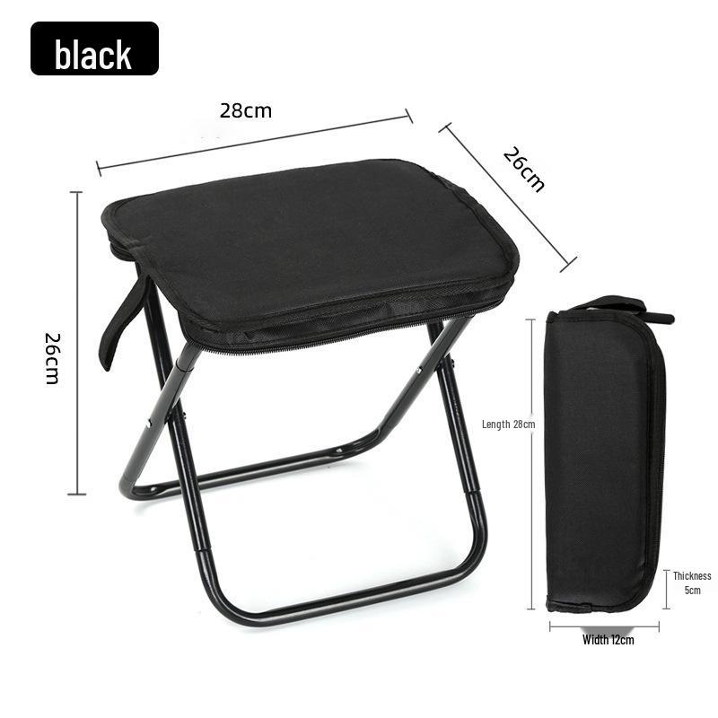 

Portable Folding Outdoor Stool with Handheld Carry Case – Ideal for Picnic, Fishing, Beach, and Camping Activities.