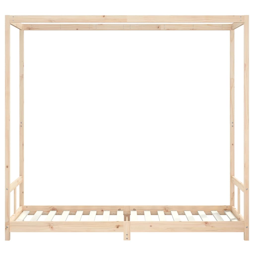 Kids Bed 80x200 Cm Solid Pine Wood