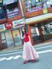 Loaegsyueol Silk Ribbon Tierd Skirt_Pink