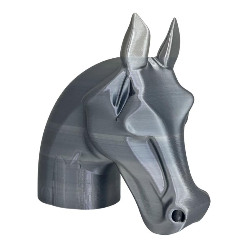 Trailer Hitch Cover Modern Horse Head Design Trailer Hitch Decoration Caps Weatherproof Protective Cover Easy Install