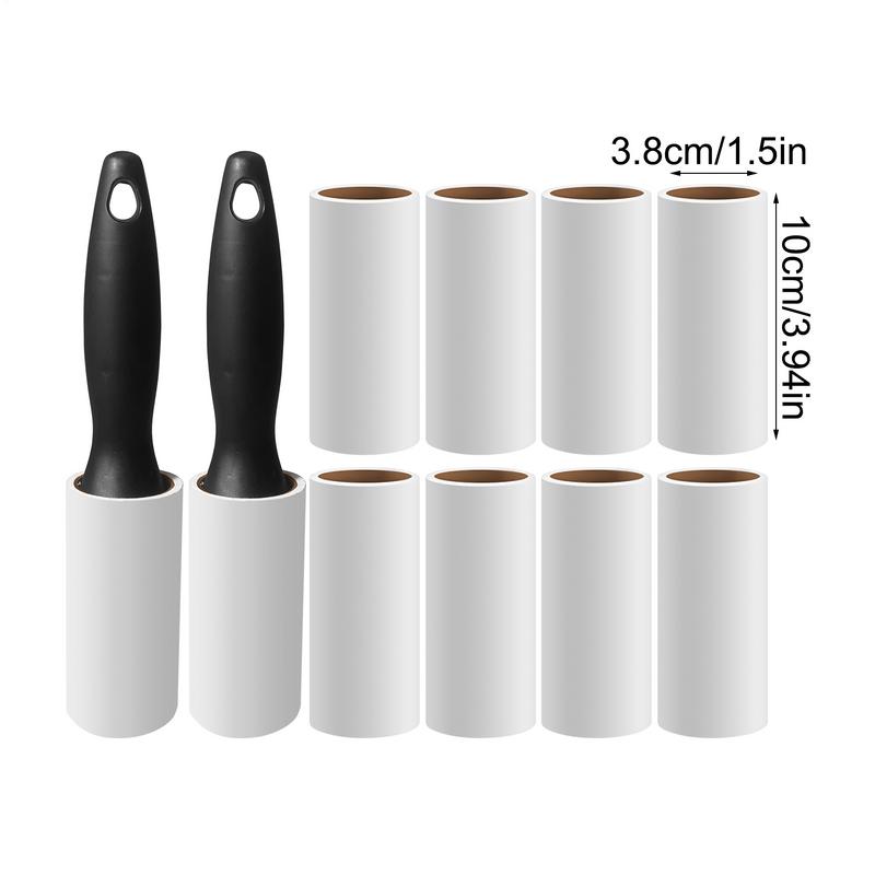 Katzenhaarentferner Fusselrollen für Tierhaare Extra Klebrig je 60 Blatt Tragbares Set Fänger Klebrige Reinigungsutensilien Handwerkzeuge