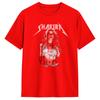 Shakiras Konzertposter T-Shirt Sommer Harajuku T-Shirts Baumwolle Atmungsaktiv Große Größen Oberteile Kurzärmelig Street Style T-Shirt