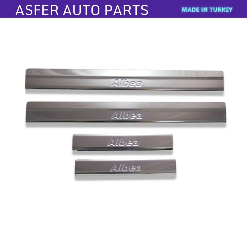 Chromed thresholds 4 pcs (stainless steel) for Albea