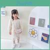 Entzückliche Koreanische Prinzessin Mini-Handtasche Mit Perlenkette Für Kinder Stilvolle Spitze am Rand
