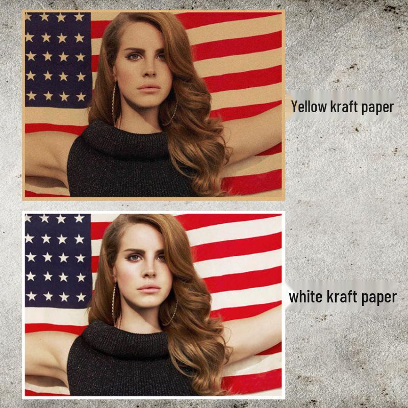 Large Vintage Lana Del Rey Music Star Poster - European & American Style Wall Art