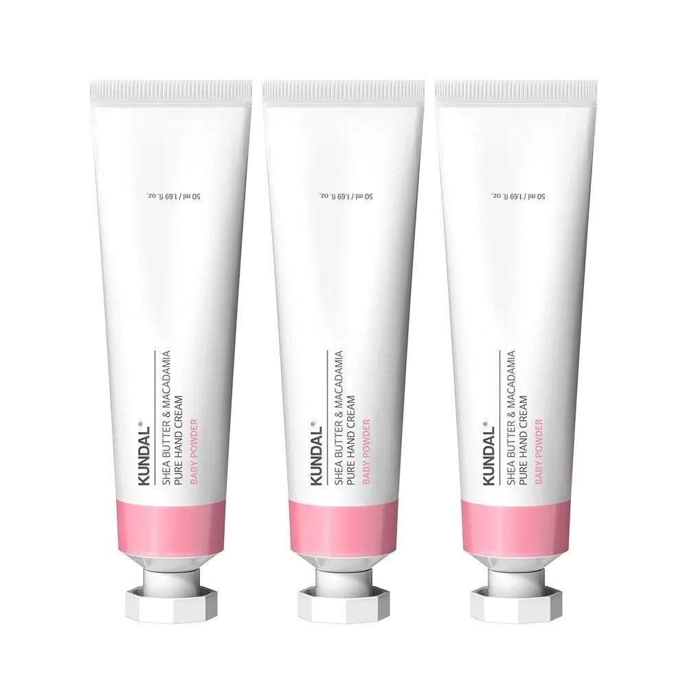 KUNDAL Pure Hand Cream 3-Piece Set 50ml Baby Powder Scent