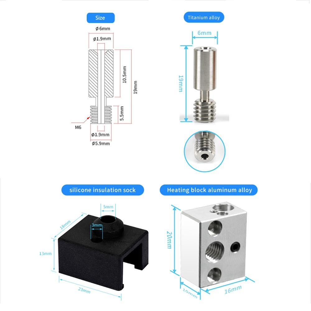 0.4mm Nozzle Sprite Extruder Upgrade Kit for Creality Ender-3 S1 /Ender-3 S1 Pro/CR-10 Smart Pro