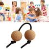 Kork Sandball Aslatua Afrikanischer Shaker Rassel Rhythmus Perkussion Fingerspitzen Sandball Instrument Sandball Rhythmus Instrument