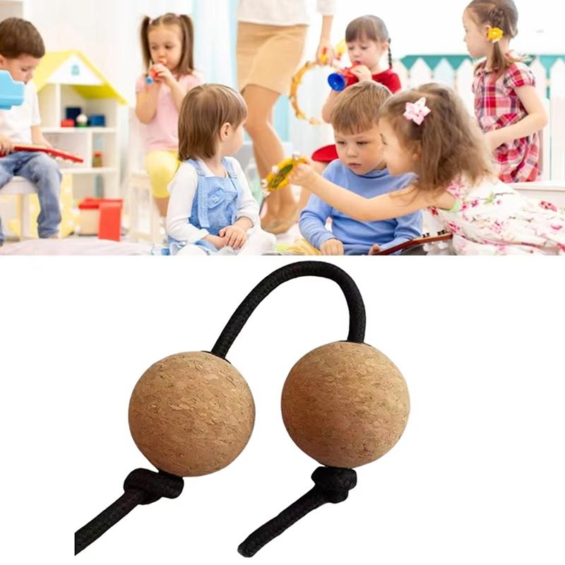 Kork Sandball Aslatua Afrikanischer Shaker Rassel Rhythmus Perkussion Fingerspitzen Sandball Instrument Sandball Rhythmus Instrument