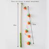 New Fruitful Tomato Bell Wooden Handle Cat Teaser Felt Persimmon Self-happy Boredom Relief Cat Teaser Pet Toy