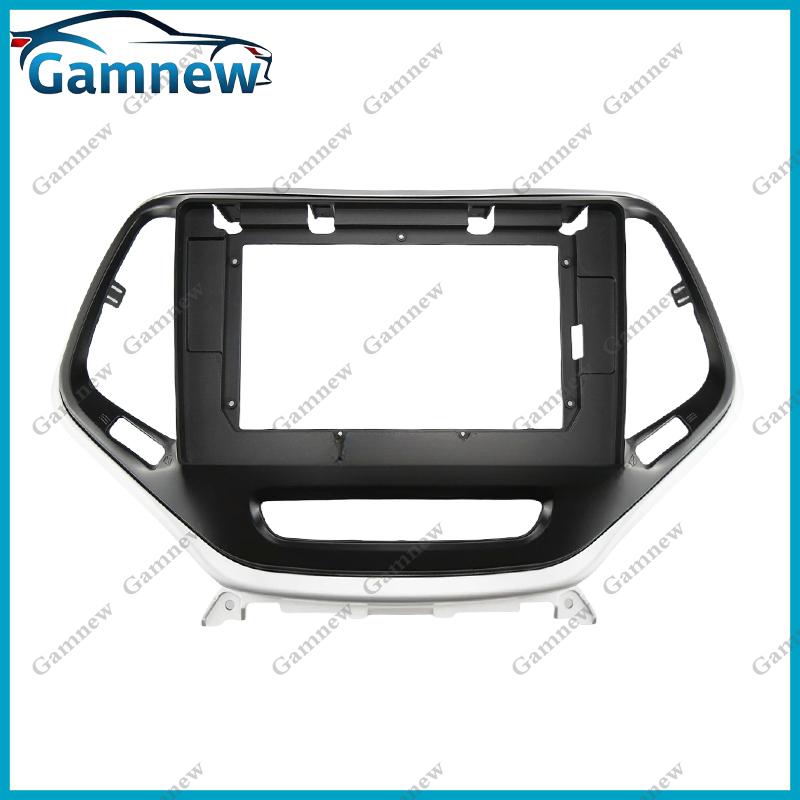 10 Inch Car Frame Fascia Adapter Canbus Box Decoder For Jeep Cherokee 2014-2018 Android Radio Dash Fitting Panel Kit