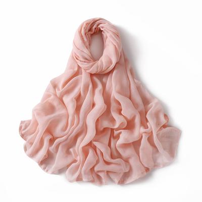 New Cotton Linen Scarf For Women Girls Students Autumn Winter Solid Color Long Scarves Soft Viscose Shawl Female Wrap Shawls