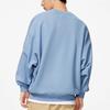 Li-Ning Sports Trend Series Embroidered Letter Pullover Sweatshirt Unisex Tops Soft-Grey Blue AWDS927-1