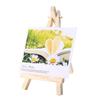 10Pcs Wood Mini Easel Frame Triangle Wedding Table Card Stand Display Holder Children Painting Craft Artist Supplies