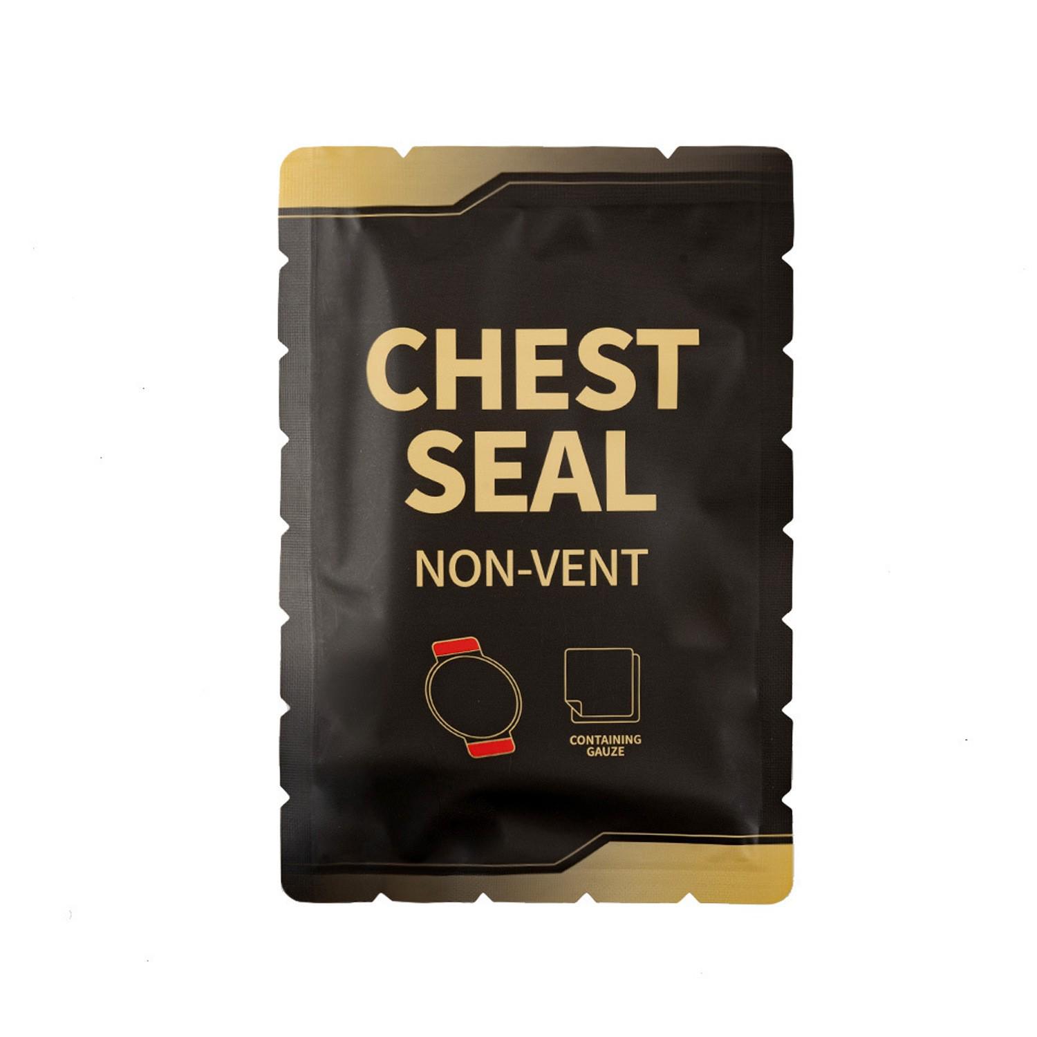 Tactical Chest Seal Wound Dressing for Hiking & Training Three-hole