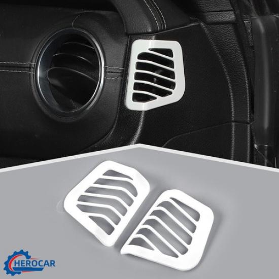 2X Car Dash Side AC Air Vent Cover Bezel Trim For Jeep Wrangler JL /Gladiator JT