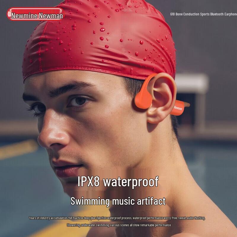 Newmine G10 IPX8 Bone Conduction Bluetooth Sports Headphones