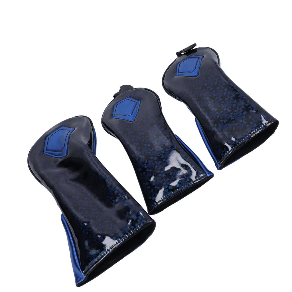 Golf Club Head Cover for Driver Cover Blade Putter Cover PU Leather Headcover Protector