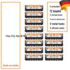 German Hanchih Men's Orange Black Five-Layer Manual Razor
