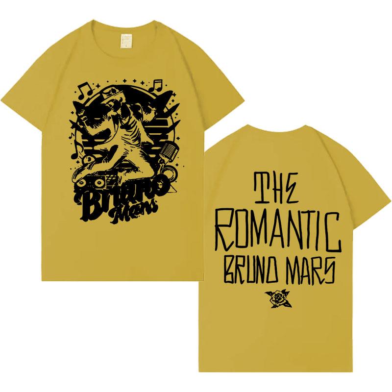 Rapper Bruno Mars Hip Hop Music Graphics Tshirts Mens Womens Casual High Quality Short Sleeve Tee Shirt Crewneck Cozy Streetwear